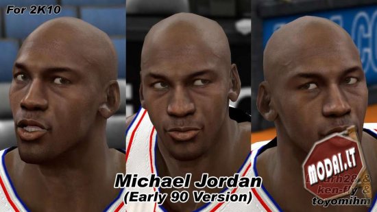 Michael Jordan Early 90s Cyber Face