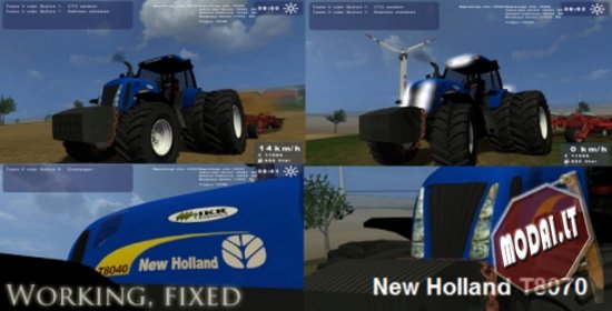 New Holland T8040 fixed Version