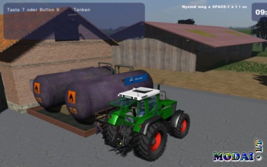 Farm-tank system with two tanks.