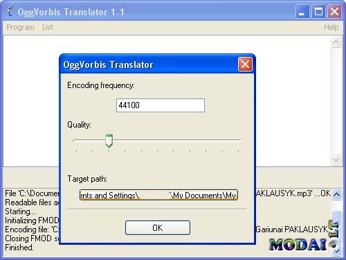OggVorbisTranslator 1.1