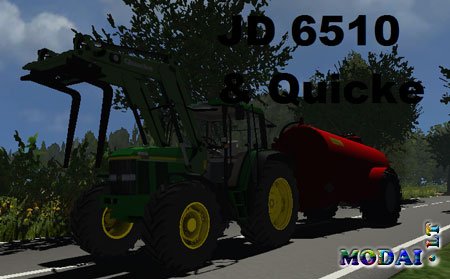 John Deere 6510 with a difference & Quicke