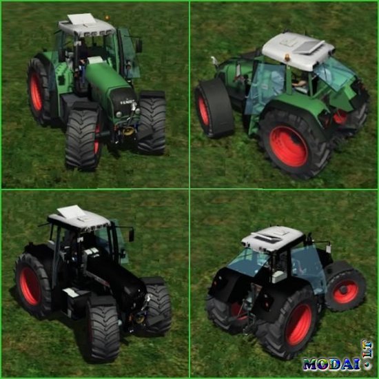 Fendt 820 Greentec Green and Blackedtion (AP-Path-Tractor)