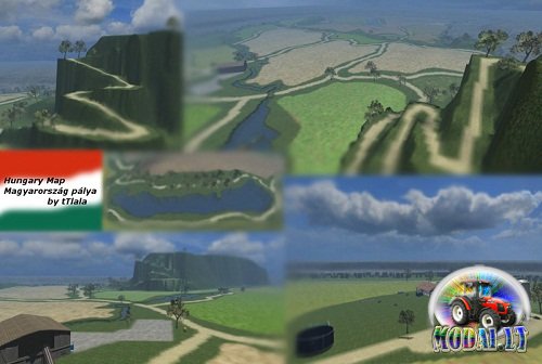 Hungary map by tTlala