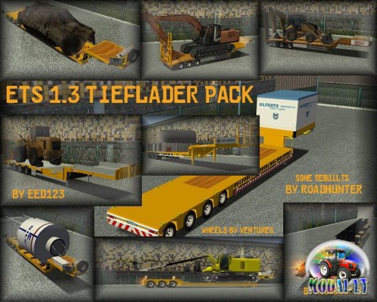 ETS 1.3 Tieflader Pack