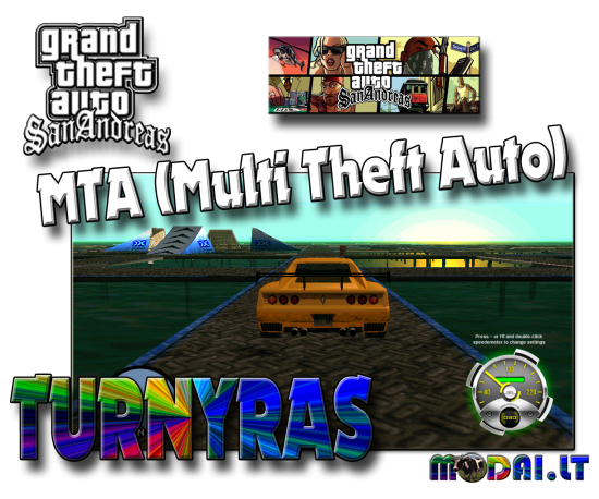 GTA:SA MTA (Multi Theft Auto) Modai.lt turnyras