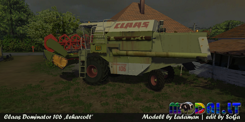 CLAAS Dominator 106 Old real size