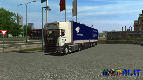 Šiaurės Vilkas Scania R420&Schmitz Cargobull
