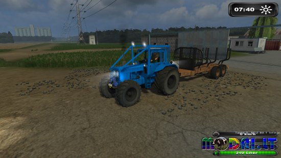 MTZ - 82 forest and forestry trailer