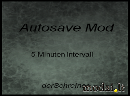 AutoSave Mod