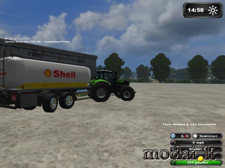Shell Diesel Tankanhänger
