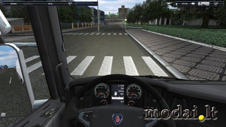 Scania R440 + Schmitz + Interior