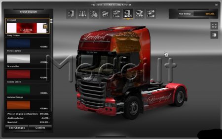 Liverpool skin for SCANIA