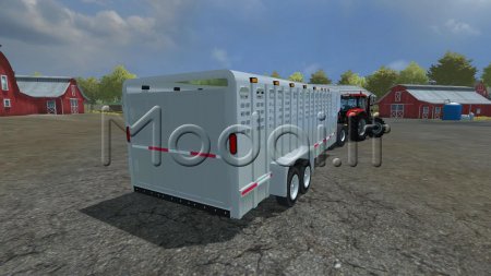 WILSON 24 GOOSE-NECK LIVESTOCK TRAILER