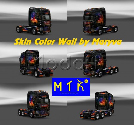 SCANIA COLOR WALL SKIN