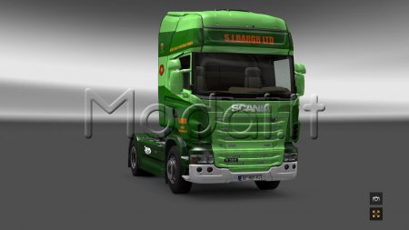 S.J.BARGH SKIN FOR SCANIA R 2009