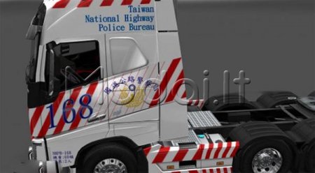 Volvo FH16 Taiwan National Highway Police skin