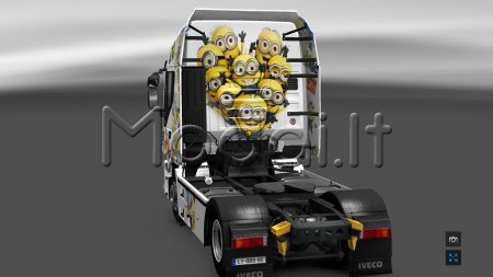 THE MINIONS SKIN FOR IVECO HI-WAY