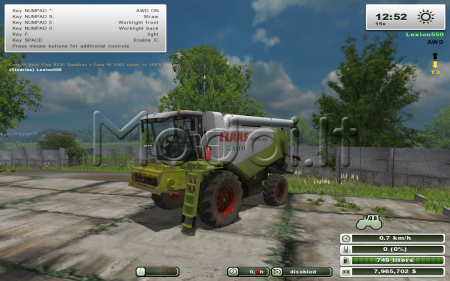 Claas lexion 540 more realistic