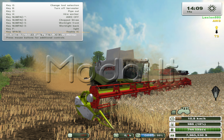 Claas lexion 540 more realistic