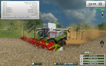 Claas lexion 540 more realistic