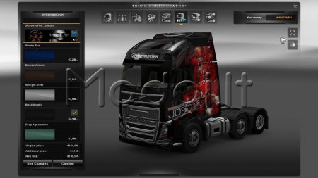 MJBULLS SKINS FOR VOLVO AND SCANIA