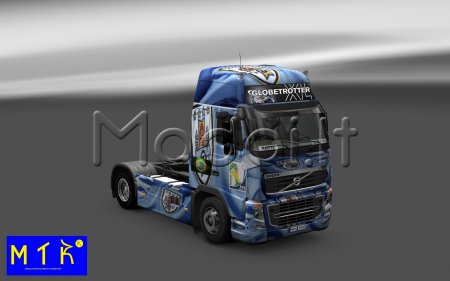 SKIN VOLVO FH 16 URUGUAY COPA 2014