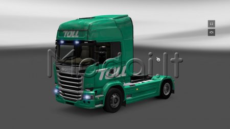 TOLL SCANIA R AND STREAMLINE SKINS