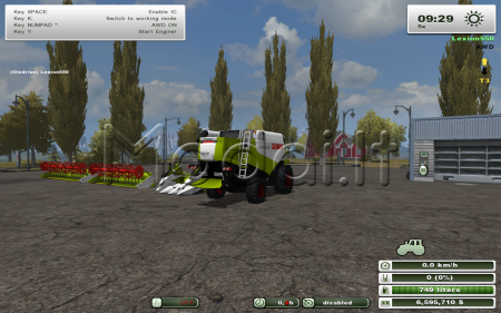 Claas Lexion 550 v3.3 more realistic