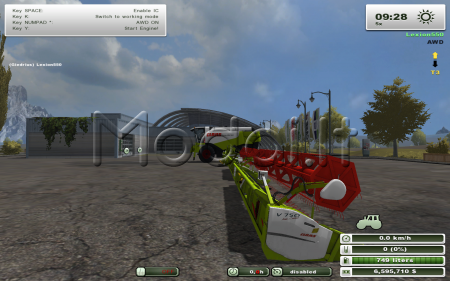 Claas Lexion 550 v3.3 more realistic