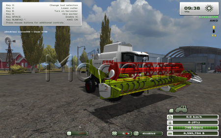 Claas Lexion 550 v3.3 more realistic