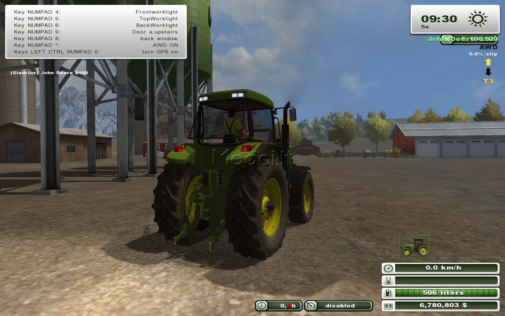 Farming simulator 11 mods john deere 8100