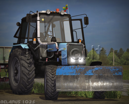 BELARUS-1025 + buldozeris