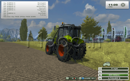 Claas Axion 850 Forest Mod