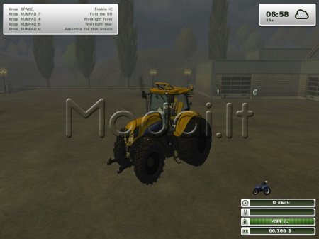 New Holland T7.210 Yellow