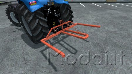 Round Bale Fork Double V 1.0