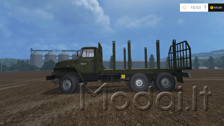 2 Ural Timber trucks
