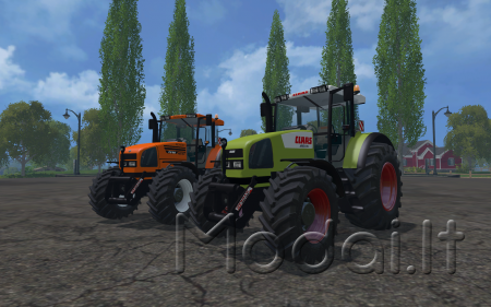 Renault Ares 735 RZ and Claas Ares 816