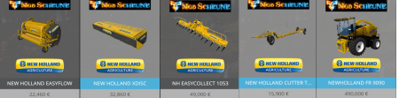 NEW HOLLAND FR 9090 & NEW HOLLAND EASY COLLECT 1053 V1.1