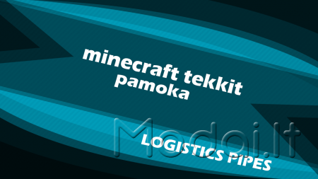 Minecraft tekkit pamoka Logistics pipes