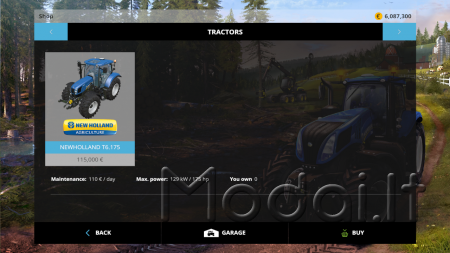 New Holland T6175 V2