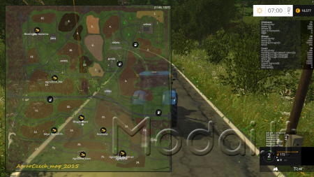 Agrar Czech map 2015 v1.1