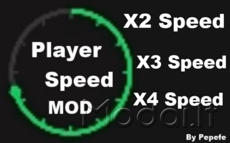 Player Speed MOD V 1.0 for FS 15