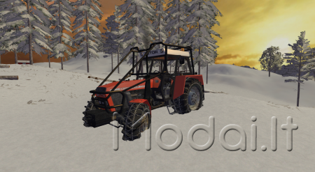 ZETOR 12145 FOREST TRACTOR