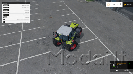 CLAAS Xerion 4500 and  BREAK ENGINE