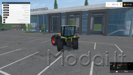 CLAAS Xerion 4500 and  BREAK ENGINE