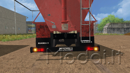 KamAZ 43253 GBR-15 and trailer SZAP 8357-02 GBR-15