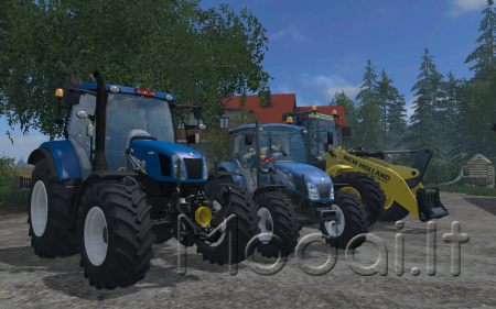 New Holland loader pack + New Holland T4 and T6