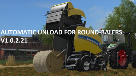 Automatic unload for round-balers v1.0.2.21