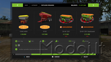 AMAZONE ZA-M/1201 PACK V1.0.0