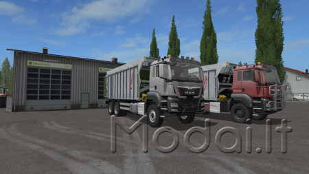 MAN TGS with Fliegl extension V 4.1